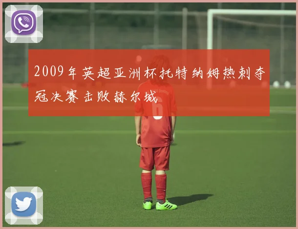 2009年英超亚洲杯托特纳姆热刺夺冠决赛击败赫尔城